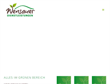Tablet Screenshot of franz-wensauer.de